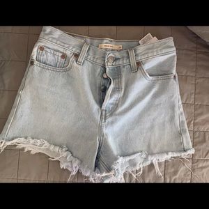 Levi’s Light Blue Denim Shorts
